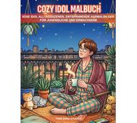 Cozy Idol Malbuch: SÜßE IDOL ALLTAGSSZENEN, ENTSPANNENDE AUSMALBILDER FÜR JUGENDLICHE UND ERWACHSENE