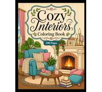 Cozy Interiors: 100 Relaxing Home & Hygge Scenes for Adults, Teens and Stress Relief