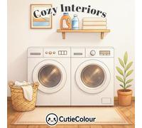 Cozy Interiors: A Teen and Adult Coloring Book for Relaxation & Comfort Featuring Warm, Inviting Home Interiors Inspired by The Timeless Comfort of Hygge Living