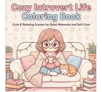 Cozy Introvert Life Coloring Book: Cute & Relaxing Stress Relief Coloring Pages for Quiet Moments, Self-Care, and Staying In (Cozy Life Coloring Series)