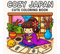 Cozy Japan Cute Coloring Book: A Relaxing Japanese Coloring Journey with Cozy Scenes, Kawaii Aesthetic, and Traditional Charm for Adults