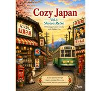 Cozy Japan Vol. 4: 30 Nostalgic Showa Japan Scenes to Color with Hidden Cats: A Cozy Retro Japanese Coloring Book