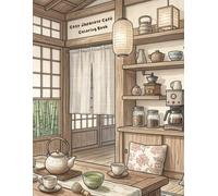 Cozy Japanese Café Coloring Book: Relaxing Scenes of Tea Houses, Coffee Shops, Matcha, Desserts & Peaceful Japanese Interiors for Adults (Coloring is Fun)