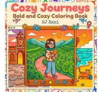 Cozy Journeys: Bold & Easy Solo Girl Travel Coloring Book with Cute Getaways, Aesthetic Scenes, and Relaxing Daily Adventures for Stress Relief