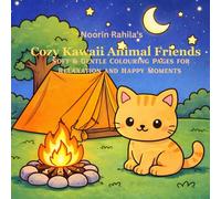Cozy Kawaii Animal Friends: Soft & Gentle Colouring Pages for Relaxation and Happy Moments