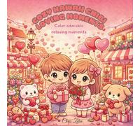 Cozy Kawaii Chibi Loving Moments: Color adorable, relaxing moments