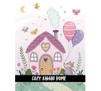 Cozy Kawaii Home Coloring Book for Kids & Adult: Simple & Easy House Illustration Bold Line-art to Color & Relax