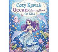 Cozy Kawaii Ocean Coloring Book for Kids: Adorable Kawaii Ocean Scenes for Stress Relief, Creativity & Screen-Free Fun