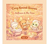 Cozy Kawaii Scenes Vol. 4: Selfcare & Me-Time: 62 süße Wohlfühl-Motive zum Ausmalen für Teenager und Erwachsene