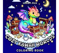Cozy Kawaii Worlds Coloring Book: Dreamy and Whimsical Relaxing Friends to Color