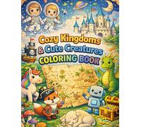 Cozy Kingdoms & Cute Creatures Coloring Book: Cute Animals, Unicorns, Magical Kingdom Scenes & Much More for Kids & Adults of All Ages