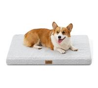 COZY KISS Cama ortopédica para perros grandes, funda extraíble lavable con forro impermeable y parte inferior antideslizante, cama rectangular de espuma para mascotas, tamaño L, 36 x 27 x 3 pulgadas