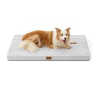 COZY KISS Cama ortopédica para perros grandes, funda extraíble y lavable, con forro impermeable y parte inferior antideslizante, cama rectangular de espuma para mascotas, tamaño XL, 44 x 32 x 3