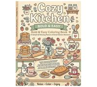 Cozy Kitchen: Bold & Easy Coloring Book