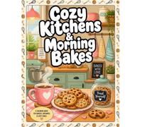 Cozy Kitchens & Morning Bakes: A Bold & Easy Coloring Book for Adults, Teens & Seniors | 40 Pages of Baking Spaces, Pantries, Patterned Textiles & Drinking Nooks (Cozy Corners Collection, Book 1)