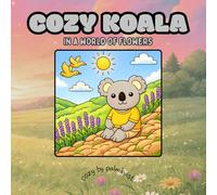 Cozy Koala In A World Of Flowers: Easy and Bold Coloring Book For Kids, Teens and Adults