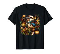 Cozy Kookaburra con linternas Bosque de otoño Camiseta