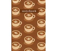 Cozy Latte Cups Composition Notebook - College Ruled - 6" x 9" - 120 Pages