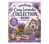 Cozy Lavender Collection Volume 1: Relaxing Lavender Gardens, Cottages, Flowers & Cottagecore Scenes