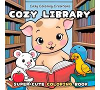 Cozy Library: Super Cute Coloring Book for Adults & Teens: A Snuggly Collection of Whimsical Coloring Pages for a Dreamy Cozy Escape (Original Cozy Coloring Creations)