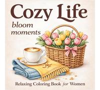 Cozy Life: Bloom Moments - Relaxing Coloring Book for Women: Cozy Floral Designs for Relaxation, Mindfulness and Calm Moments