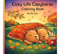 Cozy Life Capybaras Coloring Book