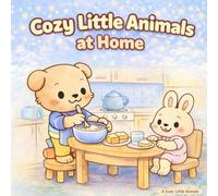 Cozy Little Animals: Cozy Day at Home: A Cute and Easy Home Coloring Book for Preschool and Kindergarten Kids | Simple Big Bold Designs | Fun Animal ... | Activity Book for Boys and Girls Ages 4-8