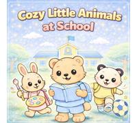Cozy Little Animals: School Day Adventures: A Cute and Easy School Coloring Book for Preschool and Kindergarten Kids | Big Bold Simple Designs | Fun ... | Activity Book for Boys and Girls Ages 4-8