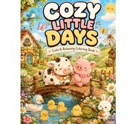 Cozy Little Days: Cute and Relaxing Coloring Book for Adults and Teens