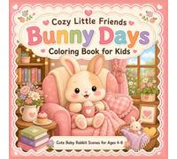 Cozy Little Friends: Bunny Days Coloring Book for Kids: Cute Baby Rabbit Scenes for Ages 4-8 (Cozy Little Friends Coloring Books)