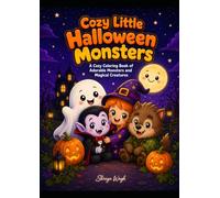 Cozy Little Halloween Monsters: A Cozy Coloring Book of Adorable Monsters and Magical Creatures