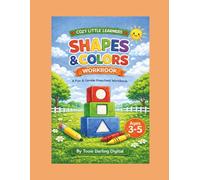 Cozy Little Learners: Shapes & Colors Workbook for Ages 3-5 | Preschool Learning Activity Book (Tracing, Matching & Coloring)