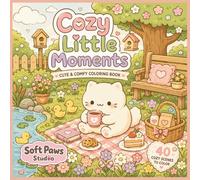 Cozy Little Moments: Adorable Cozy Coloring Book for Adults and Teens with Relaxing Hygge Vibes