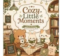 Cozy Little Moments: Cute & Relaxing Animal Coloring Book