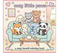 Cozy Little Paws: A Cozy Kawaii Coloring Book