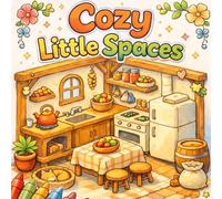 Cozy Little Spaces Coloring Book for Adults and Teens: Cute Cozy Rooms, Small Home Corners, Aesthetic Interiors, Relaxing Line Art, Stress Relief Coloring Pages