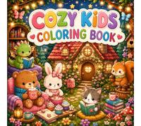 Cozy Little World: Cute & Cozy Coloring Book for kids