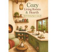 Cozy Living Rooms & Hearth: 50 Coloring Pages To Enjoy