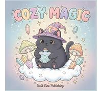 Cozy Magic: Bold & Easy Coloring Book: 50 Simple and Relaxing Pages with Cute Witches, Potions, and Magical Objects for Stress Relief and Relaxation