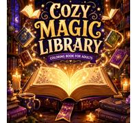 Cozy Magic Library: A Cozy Fantasy Coloring Book for Adults with Magical Libraries, Enchanted Books, Spell Rooms, and Whimsical Reading Corners (Cozy Fantasy Collection)
