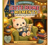 Cozy Memories: Cute Home Moments: Målarbok för vuxna och barn med söta och mysiga hemmamotiv, bold and easy illustrationer för avkoppling och stressavlastning (Momo’s Cozy Memories)