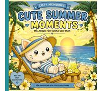 Cozy Memories: Cute Summer Moments: Målarbok för vuxna och barn med söta sommarmotiv, bold and easy illustrationer för avkoppling och stressavlastning
