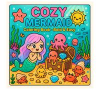 Cozy Mermaid Coloring Book - Bod & Easy