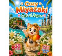 Cozy Miyazaki Cat of Japan: 25 Cute Coloring Pages Featuring Cats, Tropical Scenery, Local Food, and Famous Attractions of Miyazaki, Japan (Cozy Cat of Japan)