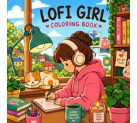 Cozy Moments: A Lofi Aesthetic Coloring Book: Relaxing Bold and Easy Scenes for Stress Relief, Mindful Chill Vibes and Large Print Illustrations for Beginners, Teens, and Adults