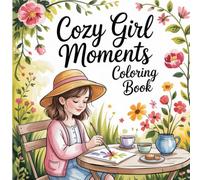 Cozy Moments: An Adult and Teen Coloring Book Featuring 50 Cute and Relaxing Scenes of Everyday Life for Stress Relief