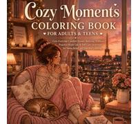 Cozy Moments Coloring Book for Adults & Teens: Cute Everyday Comfort Scenes, Relaxing Hobbies, Peaceful Home Life & Self-Care Activities for Stress Relief and Mindful Coloring