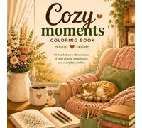 Cozy Moments Coloring Book: Relaxing & Cute Designs for Stress Relief