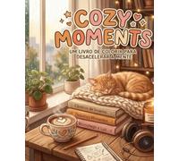 Cozy Moments: Livro de colorir aesthetic com cenas aconchegantes, rotina feminina e momentos relaxantes.