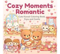 Cozy Moments Romantic: Cute Kawaii Coloring Book, Easy and Comfy | Cute Scenes to Color | Cats, Rabbits, Bears, and Adorable Characters Filled with ... and Teens (cozy moments coloring kawaii)